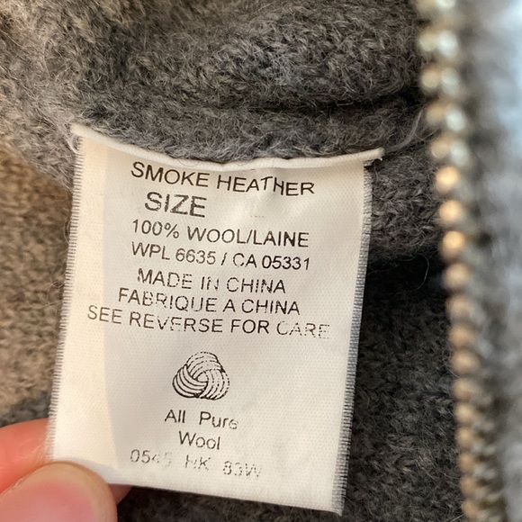 Wool Zip up Sweater - Picture 4 of 6